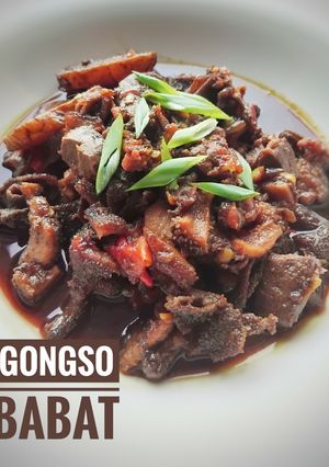 Foto resep 1149. Gongso Babat