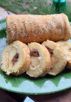 Foto resep 16. Bolu gulung abon mayo
