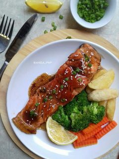 Foto resep Salmon Teriyaki