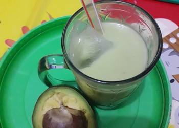 Resep Populer 80. Jus alpukat susu Ala Restoran