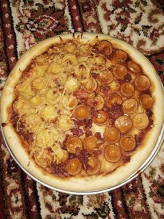 Foto resep Pizza sosis kornet sederhana 🍕