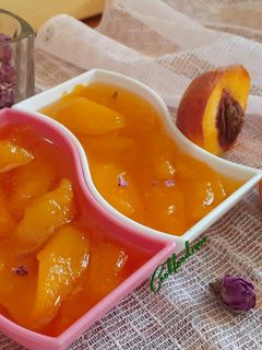 عکسی از دستور مربای هلو 🍑