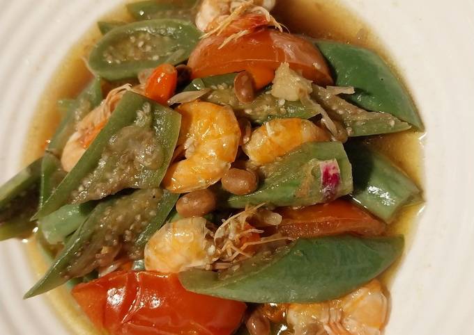 Resep 125. Terong Cah Udang Tauco medan oleh Bintang Pasaribu - Cookpad