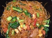 Gambar soun goreng cabe merah