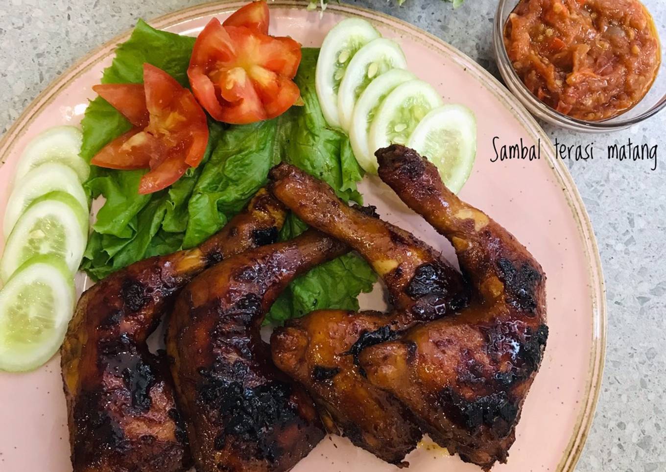 Sambal terasi matang (untuk ayam bakar dll)