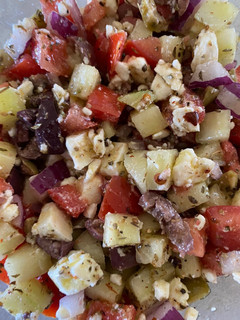 A picture of Traditional Greek Salad.
