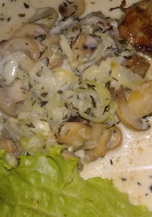 Foto resep Sirloin Steak with Mushroom Sauce