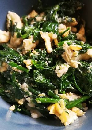 รูปของ ผักหวานผัดไข่ (มังสวิรัติ)