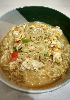 Foto resep Mie tek tek simple indomie ayam bawang