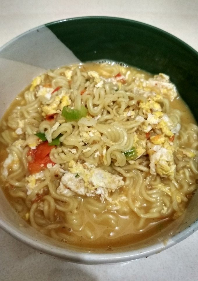 Foto resep Mie tek tek simple indomie ayam bawang