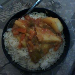 A picture of Potatoes stew.
