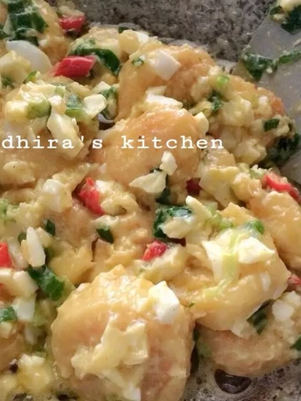 Langkah Gampang Menyiapkan Resep Salted Egg Tofu (Tofu Saus Telur Asin) yang Lezat Sekali Anti Ribet, Lezat Sekali