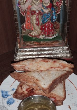 चीज़ टोस्ट(cheese toast recipe in hindi) रेसिपी मुख्य फोटो