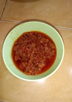 Foto resep Sambal merah kornet