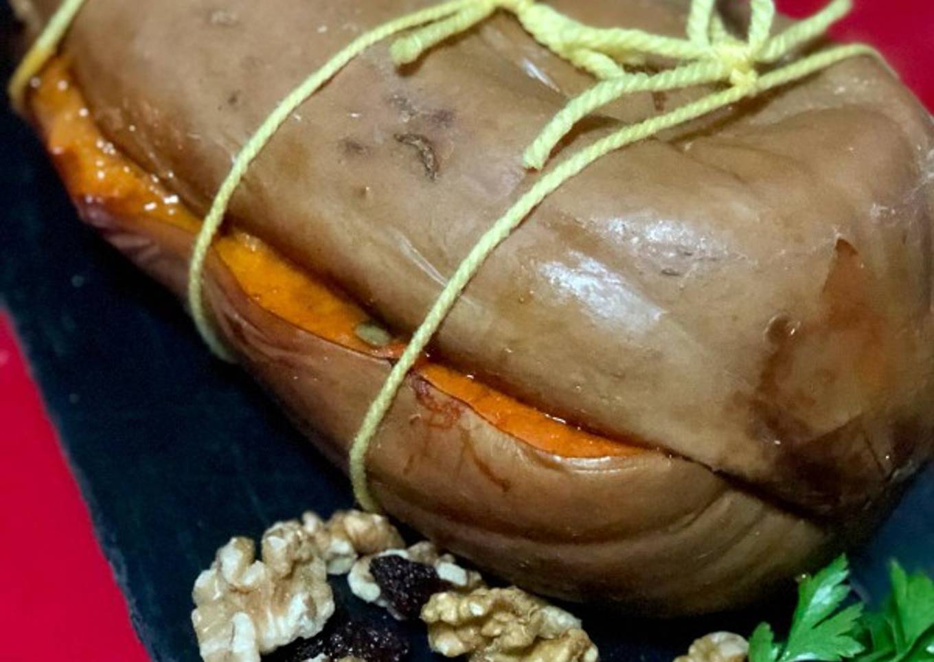 Calabaza al horno rellena 🌱vegetariana