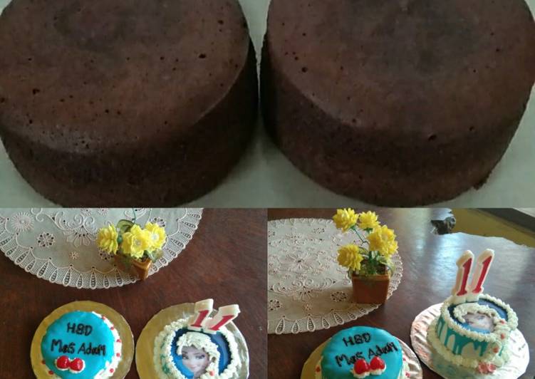 Bagaimana Menyiapkan Base Cake Mini (Brownies Selai) Anti Gagal