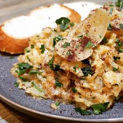 A picture of Cauliflower Zaalouk (Moroccan Spiced Salad).