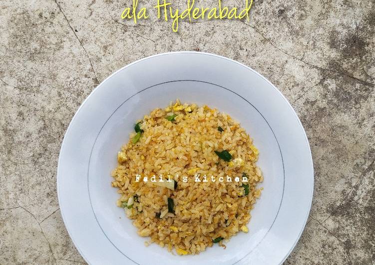 Nasi Goreng Telur ala Hyderabad