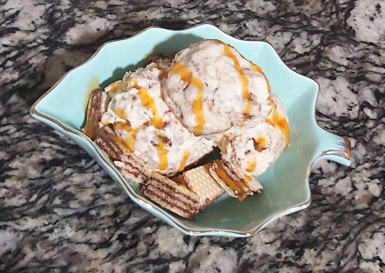 Vanilla choco icecream