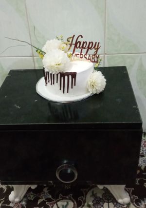 عکسی از دستور کیک خامه رنگی