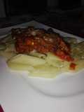 "Macarrones con salsa" de bondiola y zanahoria