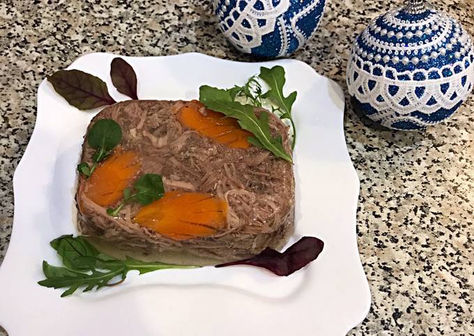 как варить холодец из говядины и индейки