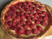 Una foto de pie de frambuesa
