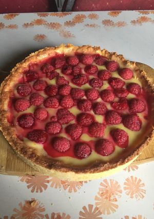 Una foto de Pie de frambuesa