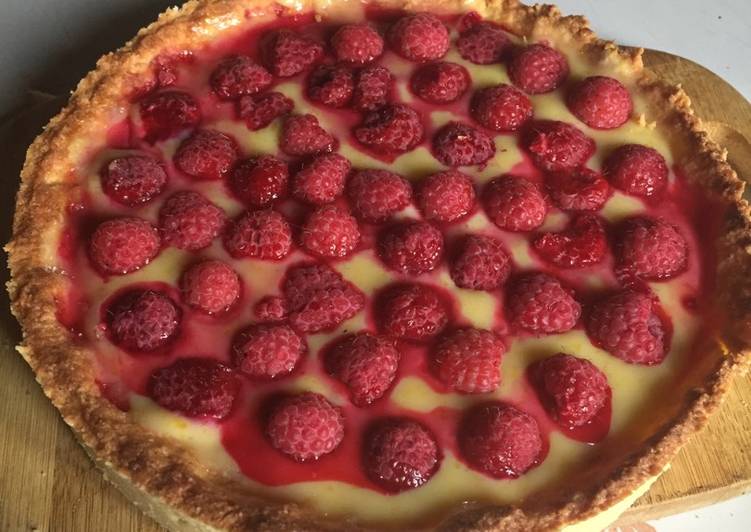 Pie de frambuesa