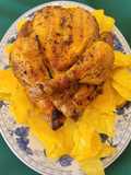 Pollo a l'ast pero en el horno de casa