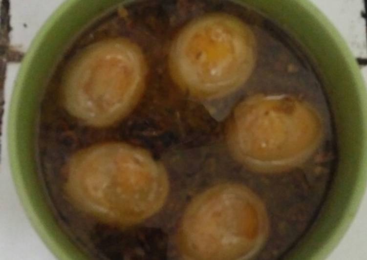 Masakan Populer Semur telur kecap Nikmat Lezat