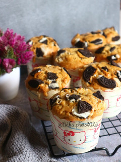 Foto resep Vanilla Oreo Muffin