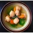 Sup simple baso udang & sayuran
