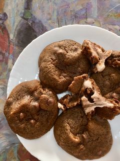 Foto resep Marshmallow chocolate cookies