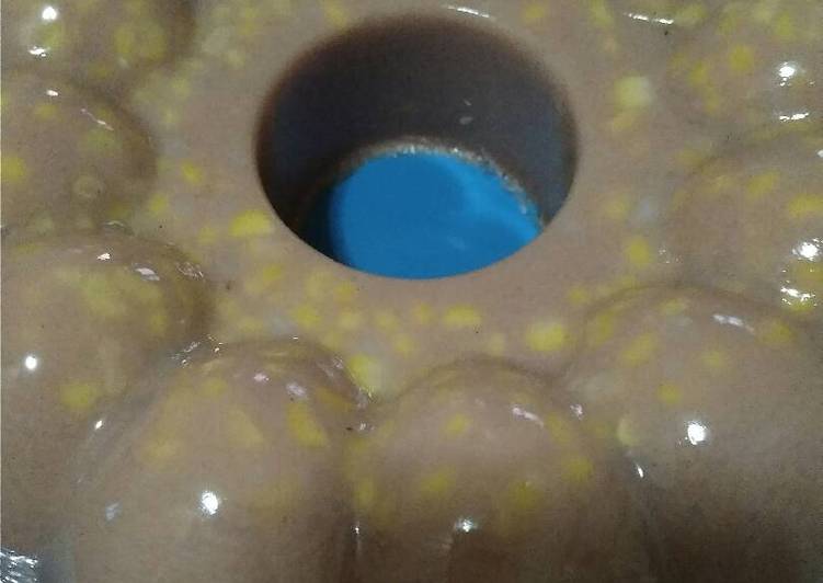 Agar agar coklat penuh jagung