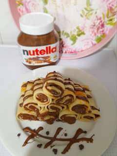 صورة لوصفة كريب النوتيلا 🤤🍫❤️