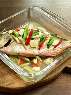 Foto resep •Tim Ikan Ekor Kuning• by Dapur Itha