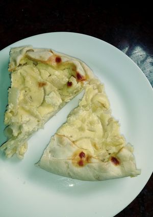 Una foto de Tarta de cebollas caramelizadas