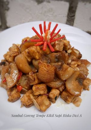 Foto resep Sambal Goreng Tempe Kikil Sapi