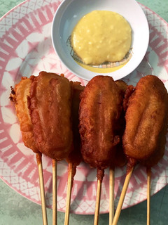 Foto resep Corn Dog saus creamy keju
