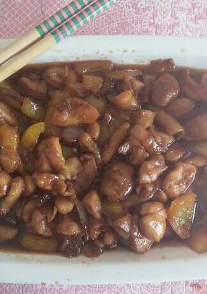 Foto resep Chicken Teriyaki simpel.