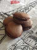 Macarons de chocolate