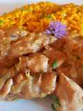 Pollo con vino garnacha & puerros... #caminodesabores