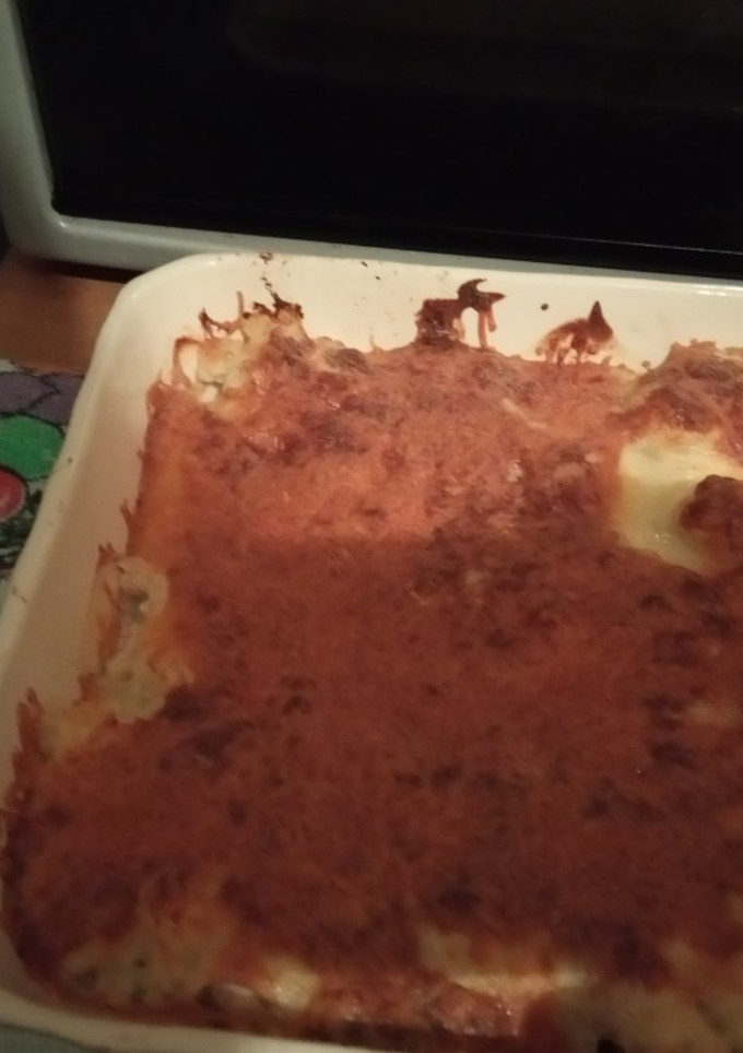 Una foto de Coliflor gratinada