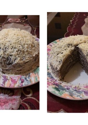 Foto resep Milecrepes cheese oreo takaran sendok