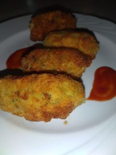 عکسی از دستور کراکت سیب زمینی پنیری