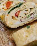Wrap de pavo con hummus