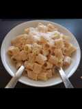 Pasta with gruyere-based mornay sauce