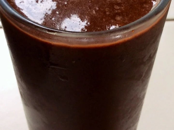 Easy Way Make Recipe Cocoa dates flaxseed smoothie that is Can Pamper Your Tongue, Delicious}