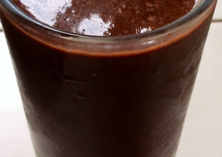 Simple Way to Prepare Ultimate Cocoa dates flaxseed smoothie